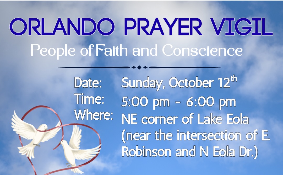 by various faith communities including - 1